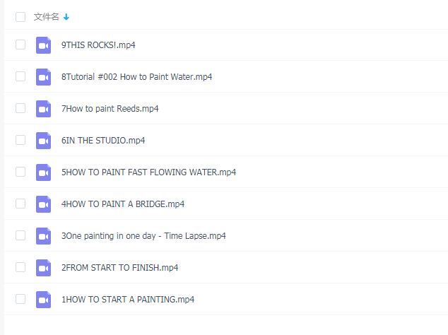 清迈克尔&middot;史密斯超写实风景油画视频教程油画学习素材1